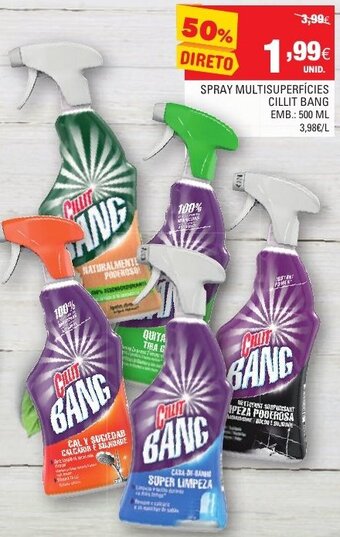 Continente Spray Multisuperfícies Cillit Bang 500ml promoção