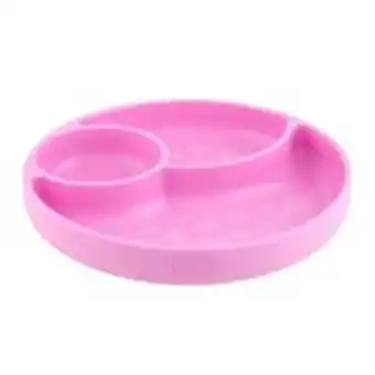 Prato em silicone com divisórias