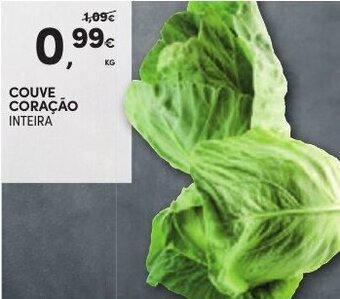 Continente Couve Coracao 1kg promoção