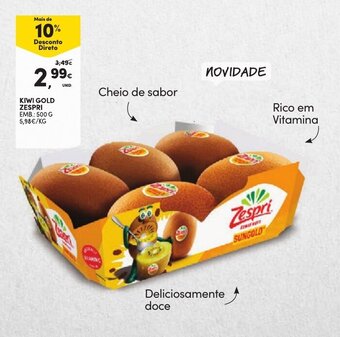 Continente Kiwi Gold Zespri 500g promoção