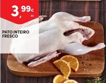 Continente Pato Inteiro Fresco 1kg promoção