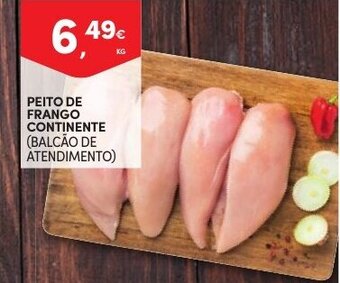 Continente Peito de Frango Continente 1kg promoção