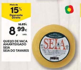 Continente Queijo de Vaca Amanteigado Seia Seia do Tavares promoção