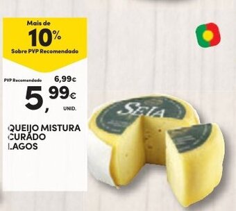 Continente Queijo Mistura Curado Lagos promoção
