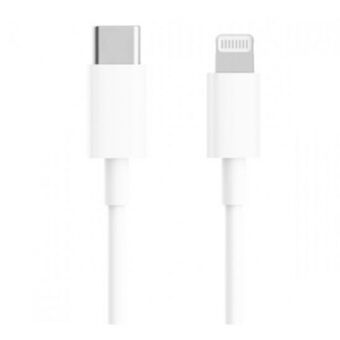 Cabo xiaomi mi usb-c p/ lightning 1m branco