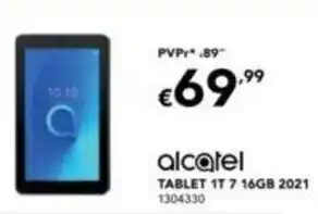 Radio Popular Alcatel tablet 1T 7 16GB 2021 promoção
