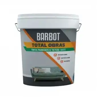 Armazéns Reis Tinta para paredes e tetos barbot total obras promoção
