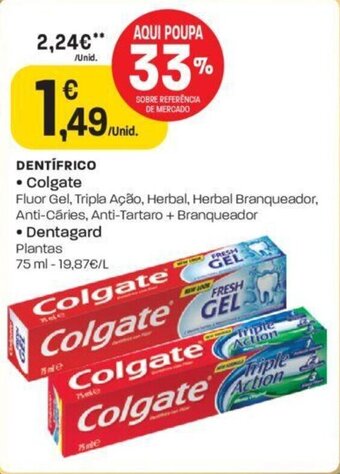 Intermarché Dentifrico Colgate promoção