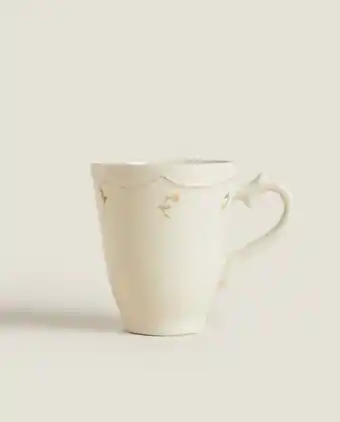ZARA HOME Chávena com flor promoção