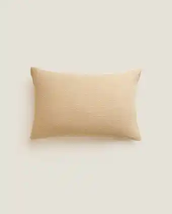 ZARA HOME Capa de almofada linho e algodão promoção