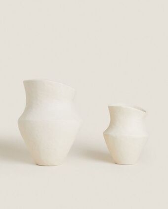 ZARA HOME Jarra de forma irregular promoção
