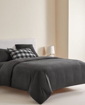 ZARA HOME Capa de edredão algodão promoção
