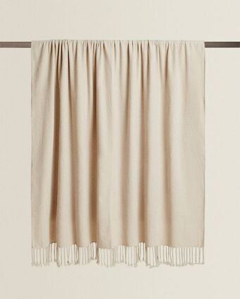 ZARA HOME Manta chenille promoção