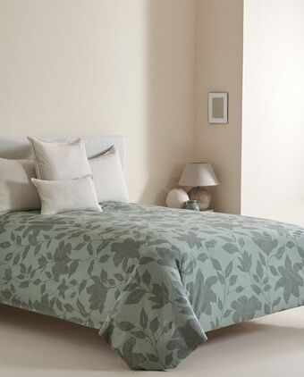 ZARA HOME Capa de edredão estampado flor grande promoção