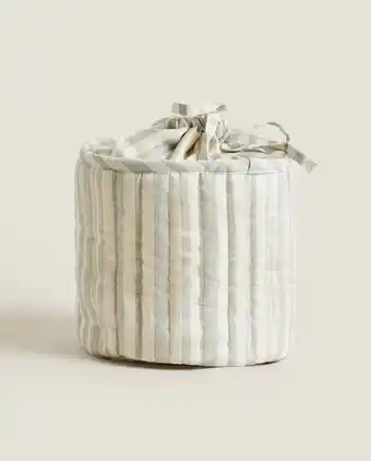 ZARA HOME Cesto de algodão promoção