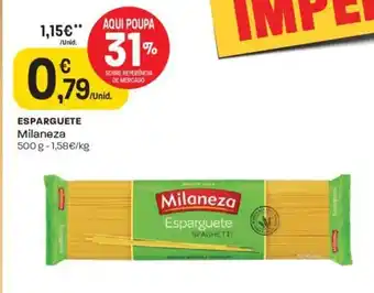 Intermarché Espaguete Milaneza 500g promoção