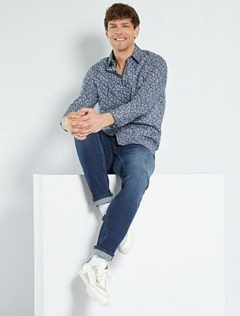 Kiabi Camisa slim com motivos promoção
