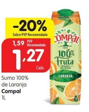 Minipreço Sumo compal promoção