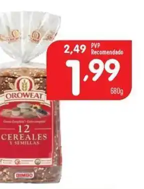 Minipreço Pão de forma integral oroweat promoção