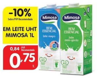 Minipreço Leite mimosa promoção