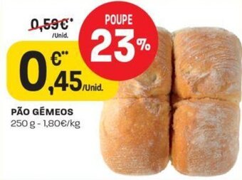 Intermarché Pao Gemeos 250g promoção