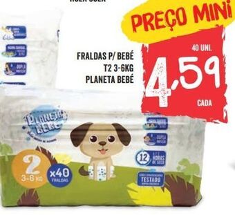 Minipreço Fraldas promoção