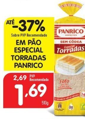 Minipreço Pão sem casca panrico promoção