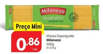 Minipreço Esparguete milaneza promoção