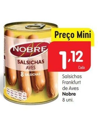 Minipreço Salsicha nobre promoção