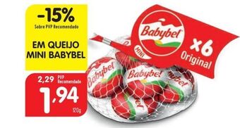 Minipreço Queijos babybel promoção