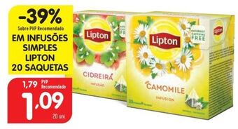 Minipreço Chá lipton promoção