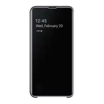Tek4life Clear view cover samsung galaxy s10e g970 preto promoção