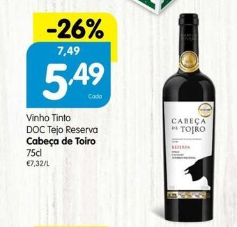 Minipreço Vinho tinto cabeça de toiro promoção