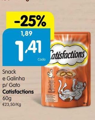 Minipreço Ração para gatos catisfaction promoção