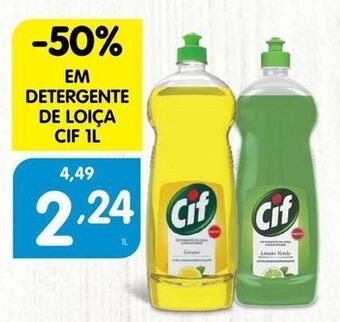 Minipreço Detergente lavalouça cif promoção