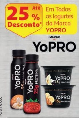 Auchan Iogurte líquido yopro promoção