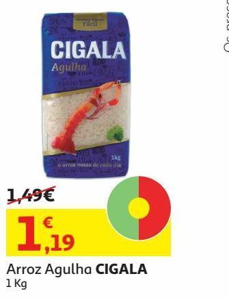 Arroz agulha cigala