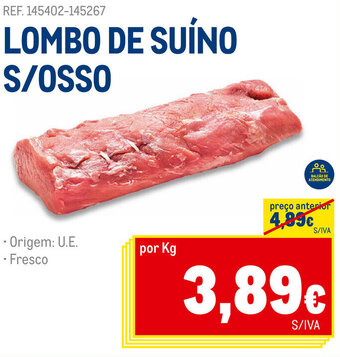Lombo de Suino s/ osso