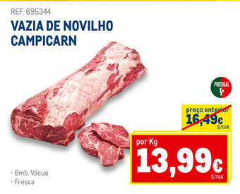 Makro Vazia de Novilho Campicarn promoção