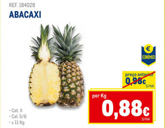 Makro Abacaxi promoção