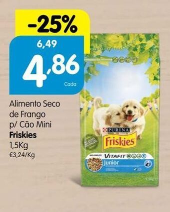 Minipreço Ração para cães friskies promoção