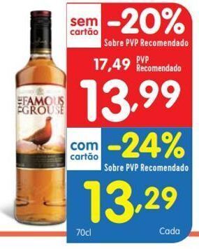Minipreço Whisky escocês the famous grouse promoção