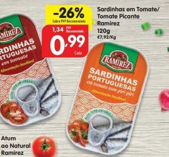 Minipreço Sardinhas em lata ramirez promoção