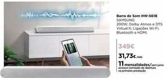 El Corte Inglés Barra de som samsung promoção
