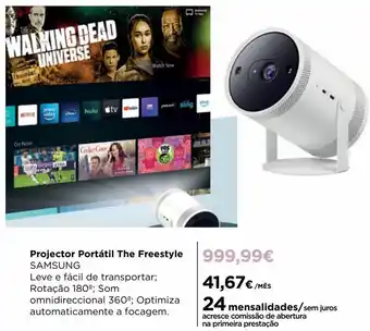 El Corte Inglés Projetor samsung promoção