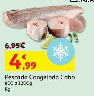 Pescada congelada cabo