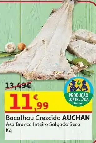 Auchan Bacalhau crescido auchan promoção