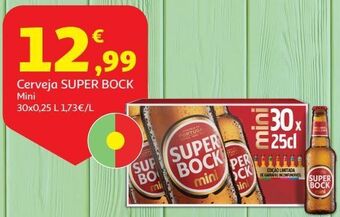 Auchan Cerveja super bock promoção