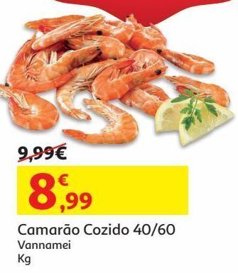 Camarão cozido 40/60
