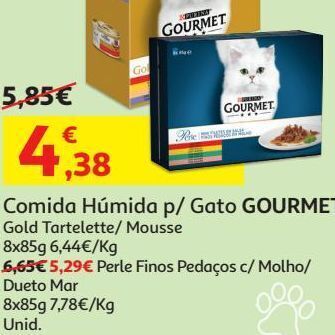 Auchan Comida húmida gato gourmet promoção